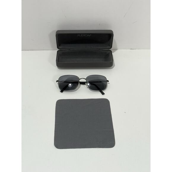 FLEXON Flexible Titanium H6011 001 54/18-145 Sunglasses eyeglass frames W Case - Picture 1 of 10